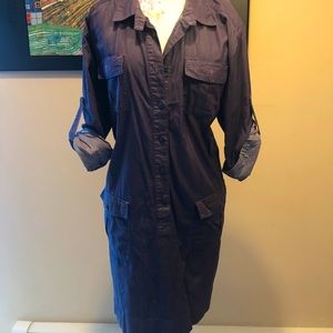 J Crew-Dark Denim Man-Tailored Dress